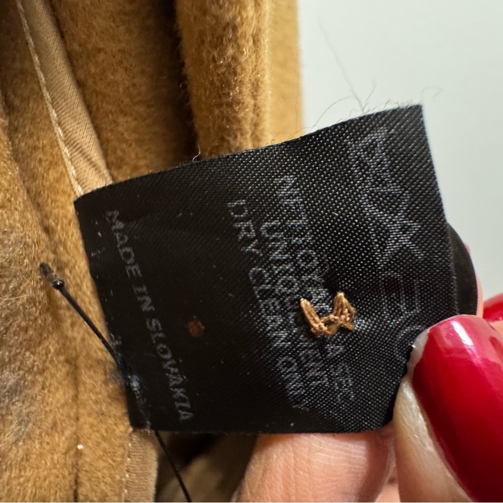 Isabel Marant Gabriel Caramel Cashmere & Wool Camel Coat FR 40 / US 8 - Picture 7 of 8